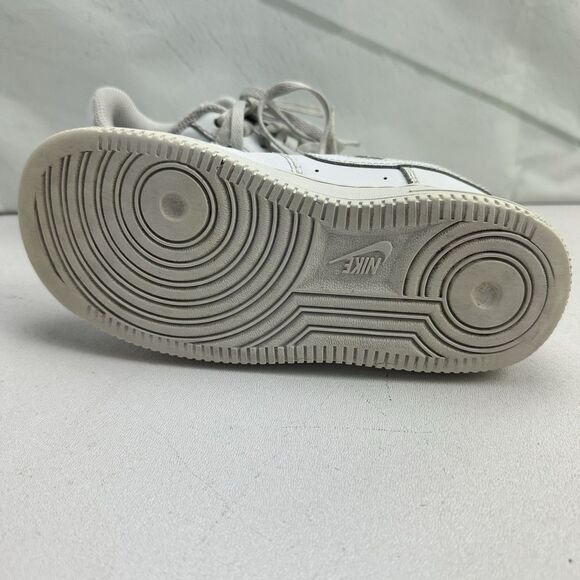 Nike Air Force 1 Low LE, DH2926-111 Triple White Leather Sneaker, Shoe Size 13C - Picture 9 of 12